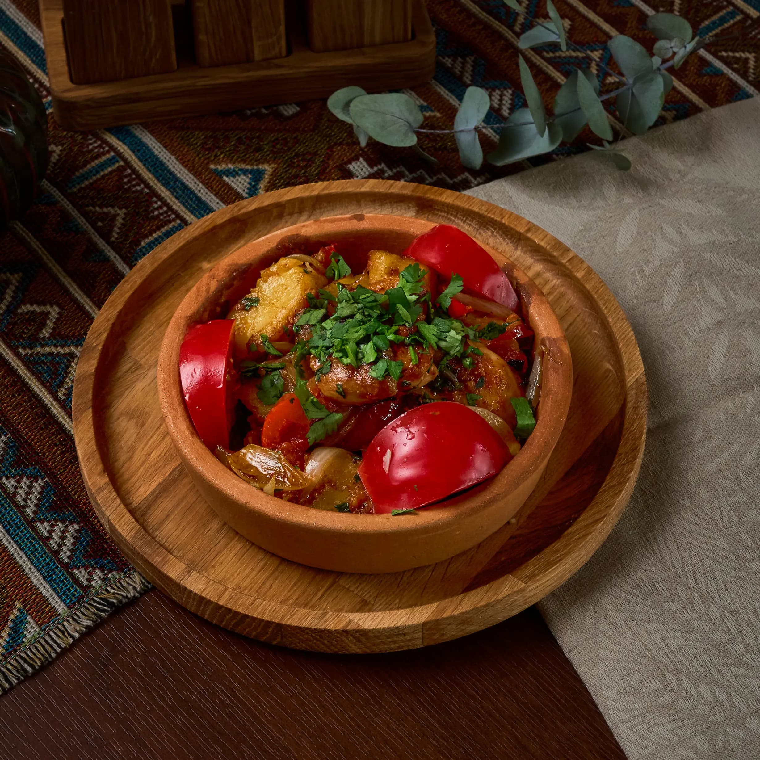 Оджахури с курицей